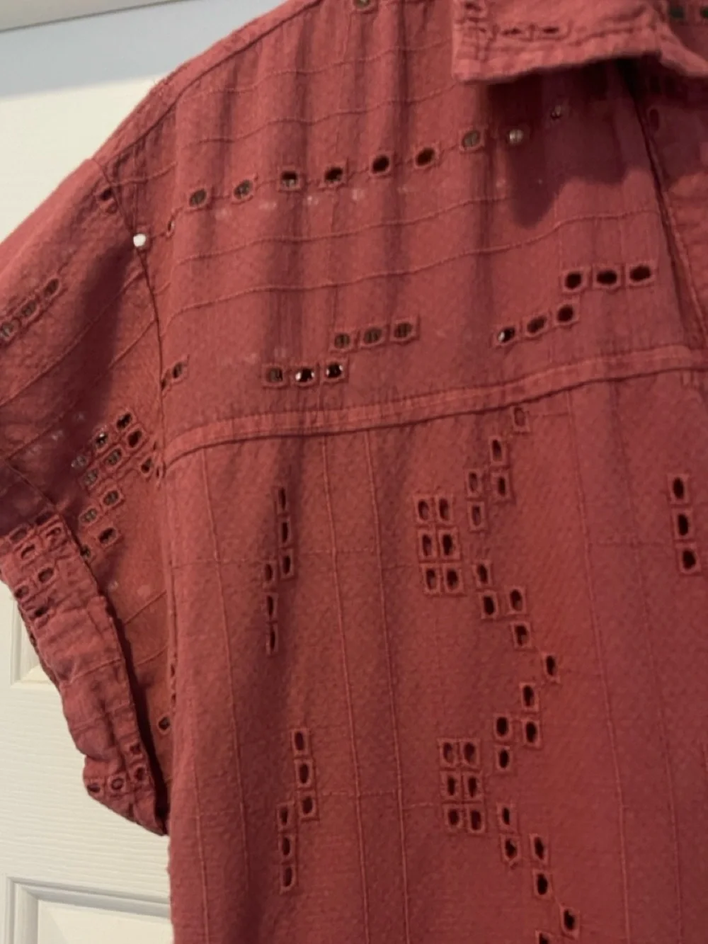 Prana Ladyland Eyelet Dress in Vino Small - Picture 8 of 11